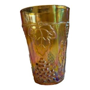 Vintage Carnival Glass Juice Glass. Excellent condition